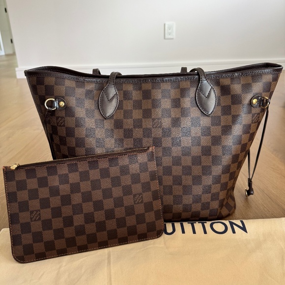Louis Vuitton Neverfull MM Cherry Damier Ebene - Picture 1 of 5